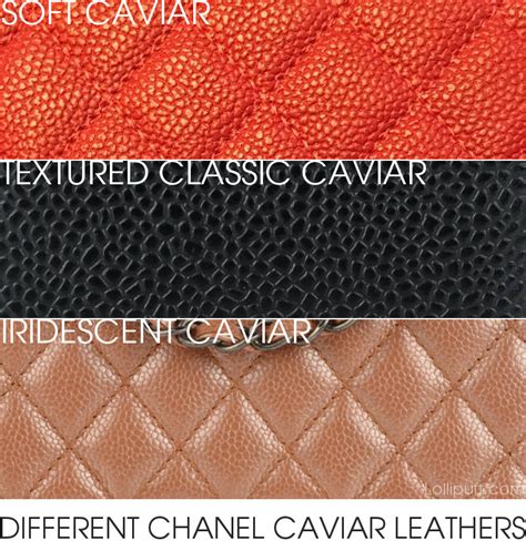 chanel caviar quality|Chanel Caviar Leather Reference Guide .